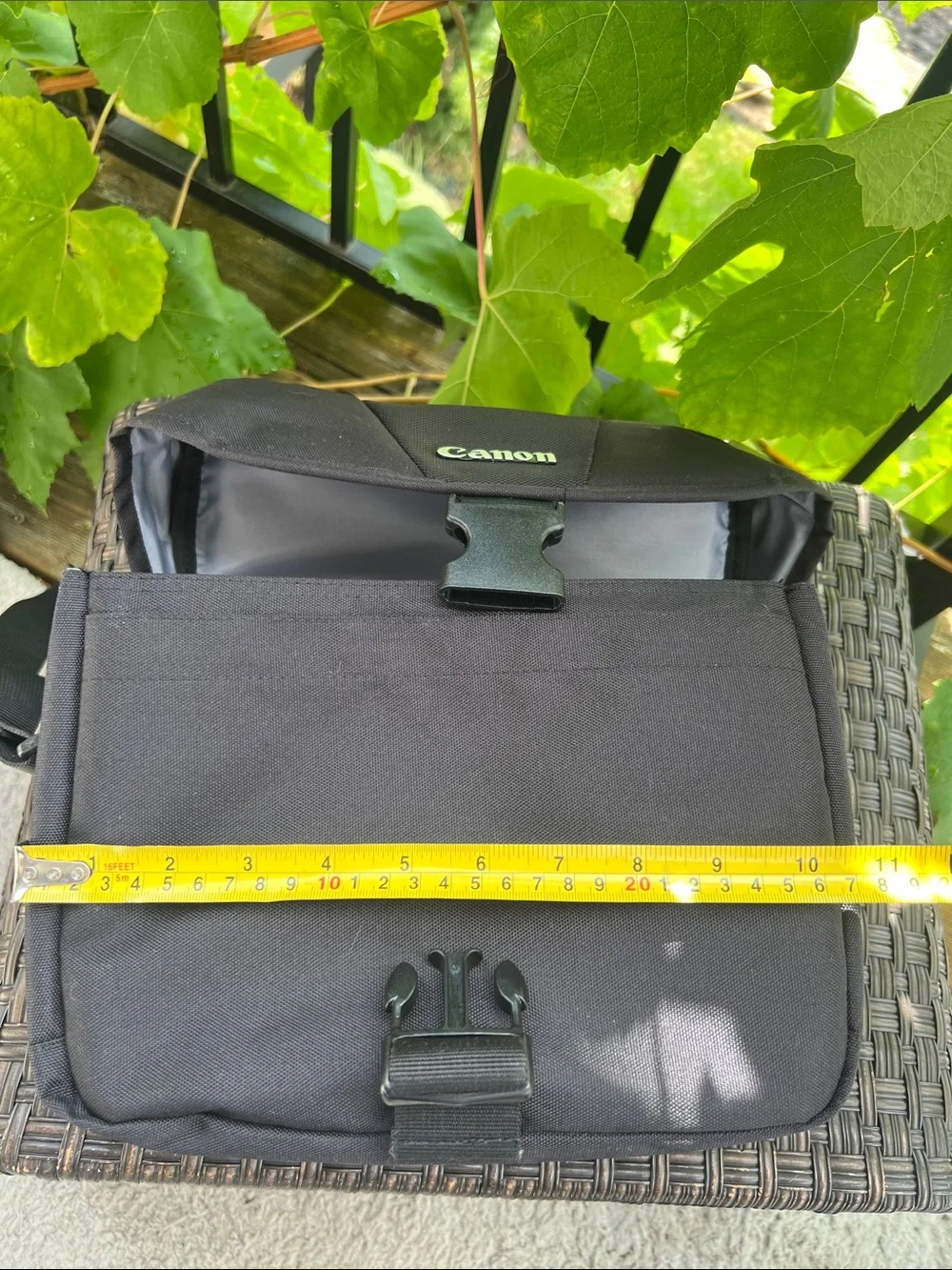 Canon Black Shoulder Messenger Camera Bag